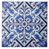 Portugees Azulejo Pattern Tegeltje (Voorkant)