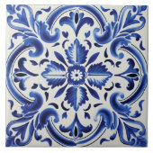 Portugees Azulejo Pattern Tegeltje (Voorkant)