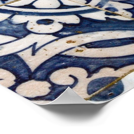  Portugees Azulejo Poster (Hoek)