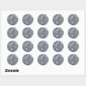 Portugees Azulejo Ronde Sticker (Vel)