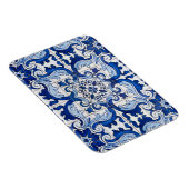 Portugees Azulejo Seamless Pattern Magneet (Rechterzijde)