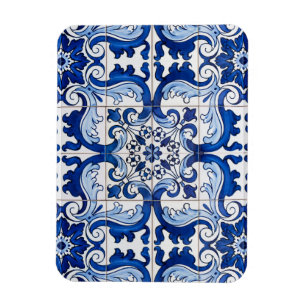 Portugees Azulejo Seamless Pattern Magneet