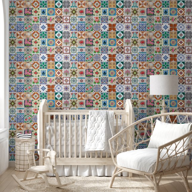 Portugees Azulejo Tegels Muurschildering Home Deco Behang (Kinderen)