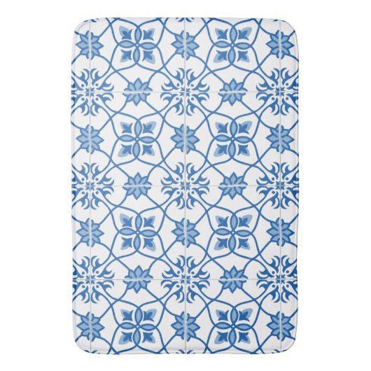  Portugees Azulejo Tile Pattern Badmat (Voorkant Verticaal)