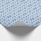 Portugees Azulejo Tile Pattern Cadeaupapier (Hoek)