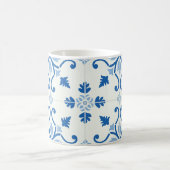  Portugees Azulejo Tile Pattern Koffiemok (Center)