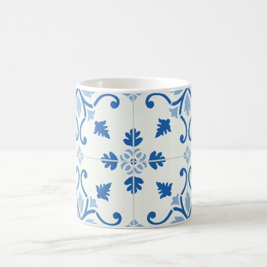 Portugees Azulejo Tile Pattern Koffiemok (Center)