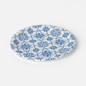 Portugees Azulejo Tile Pattern Papieren Bordje (Gekanteld)