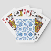 Portugees Azulejo Tile Pattern Pokerkaarten (Achterkant)