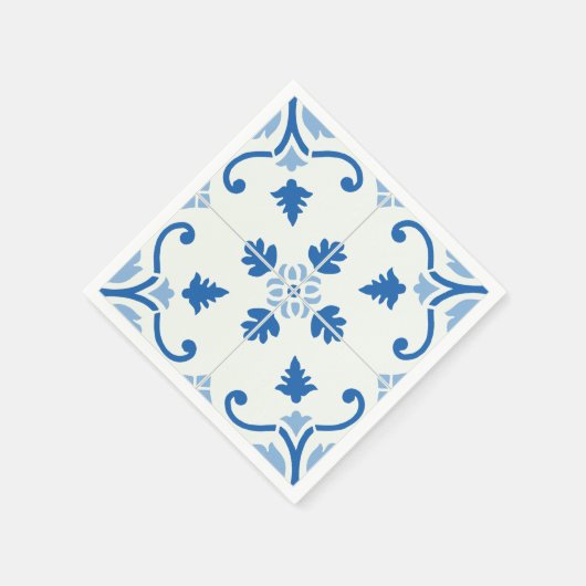  Portugees Azulejo Tile Pattern Servet (Hoek)