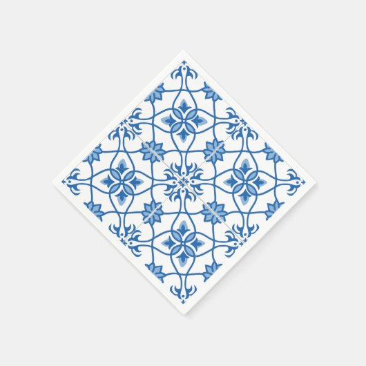  Portugees Azulejo Tile Pattern Servetten (Hoek)