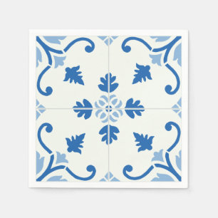Portugees Azulejo Tile Pattern Servetten