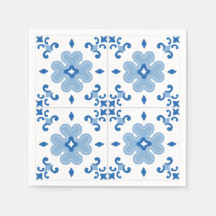 Portugees Azulejo Tile Pattern Servetten