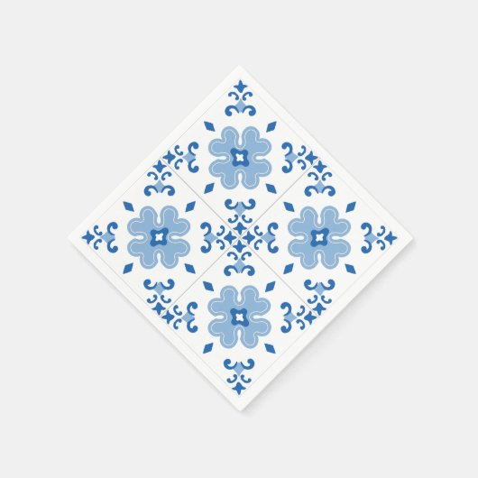 Portugees Azulejo Tile Pattern Servetten (Hoek)
