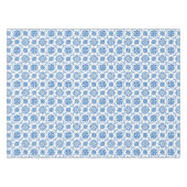 Portugees Azulejo Tile Pattern Tafelkleed (Voorkant (Horizontaal))