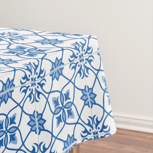 Portugees Azulejo Tile Pattern Tafelkleed (Voorbeeld)