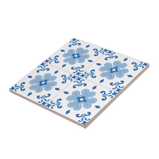  Portugees Azulejo Tile Pattern Tegeltje (Zijkant)