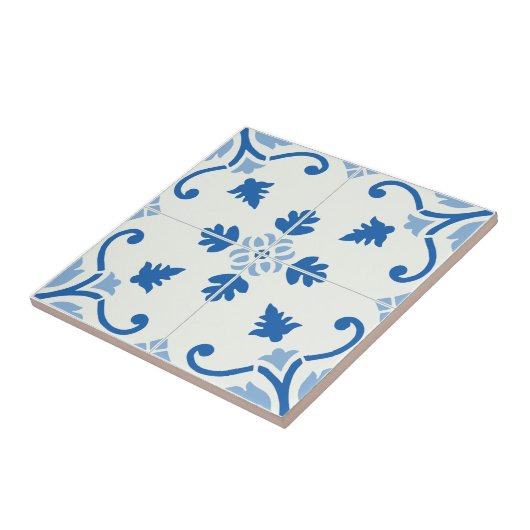  Portugees Azulejo Tile Pattern Tegeltje (Zijkant)