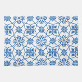  Portugees Azulejo Tile Pattern Theedoek (Horizontaal)