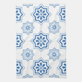  Portugees Azulejo Tile Pattern Theedoek (Verticaal)