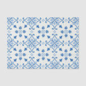  Portugees Azulejo Tile Pattern Tissuepapier (Voorkant)