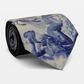 Portugees Azulejo Tiles Stropdas (Opgerold)