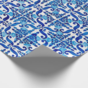 Portugees Azulejo Wrapping Paper Cadeaupapier