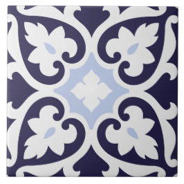 Portugees Azulejos Indigo blauw en wit klassiek Tegeltje
