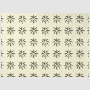 Portugees Azulejos Star Grey Decoupage Tissuepapier