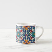  Portugees Azulejos Tile Pattern Espresso Kop (Rechts)