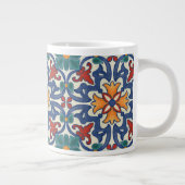  Portugees Azulejos Tile Pattern Grote Koffiekop (Rechts)