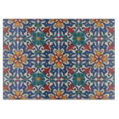  Portugees Azulejos Tile Pattern Snijplank (Voorkant)