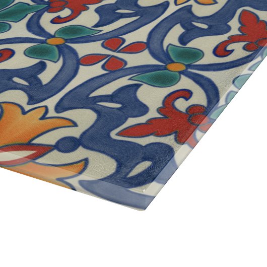 Portugees Azulejos Tile Pattern Snijplank (Hoek)