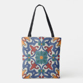  Portugees Azulejos Tile Pattern Tote Bag (Achterkant)