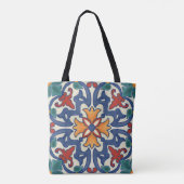  Portugees Azulejos Tile Pattern Tote Bag (Achterkant)