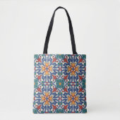  Portugees Azulejos Tile Pattern Tote Bag (Voorkant)