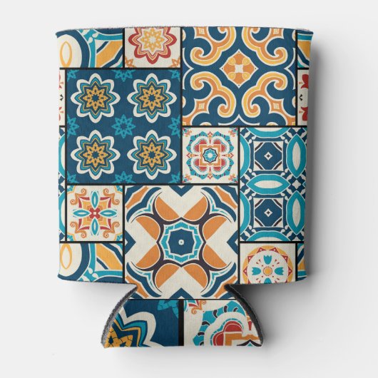 Portugees Azulejos: Traditionele Tegel kunst. Blikjeskoeler (Voorkant)