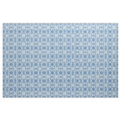 Portugees blauw Azulejos Tile Pattern Stof (Yard (91,4 cm))