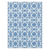 Portugees blauw Azulejos Tile Pattern Tafelkleed (Voorkant)