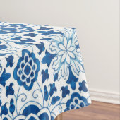 Portugees blauw Azulejos Tile Pattern Tafelkleed (Voorbeeld)