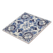 Portugees  blauw en wit tegeltje (Zijkant)