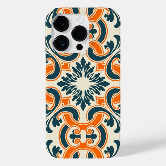 Portugees blauw Hoesje-Mate iPhone case (Achterkant)