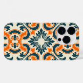 Portugees blauw Hoesje-Mate iPhone case (Achterkant (horizontaal))