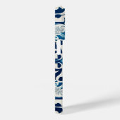 Portugees blauw Hoesje-Mate iPhone case (Achterkant / Rechts)