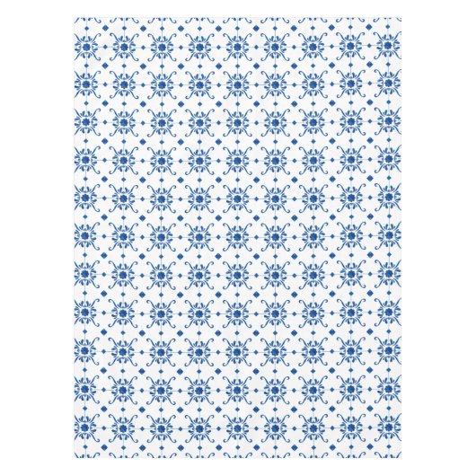 Portugees blauw tafelblad tafelkleed (Voorkant)
