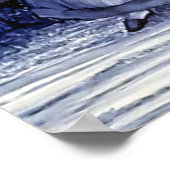 Portugees blauw Tegel Poster Grape Harvest :Azulej (Hoek)