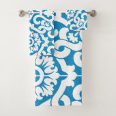 Portugees blauw tegels 1 bad handdoek (Insitu)