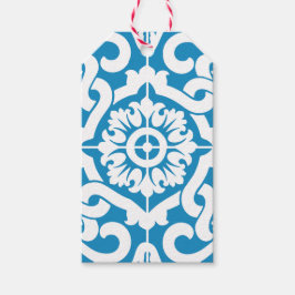 Portugees blauw tegels 1 cadeaulabel