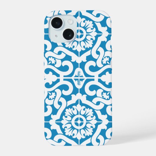 Portugees blauw tegels 1 iPhone 15 case (Achterkant)