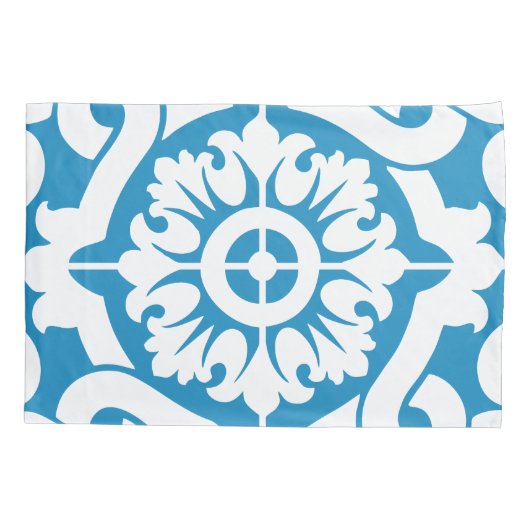 Portugees blauw tegels 1 kussensloop (Achterkant)